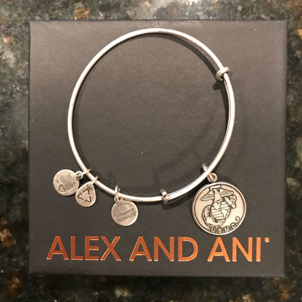 Alex + Ani USMC bangle
